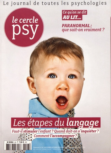 Emprunter Le Cercle Psy N° 26, septembre-octobre-novembre 2017 : Les étapes du langage livre