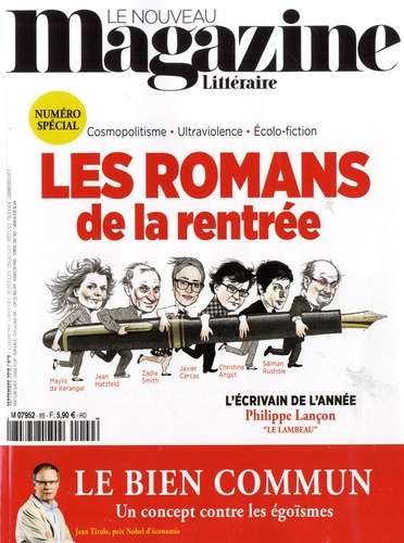 Emprunter Le Nouveau Magazine Littéraire N° 9, septembre 2018 : Les romans de la rentrée livre