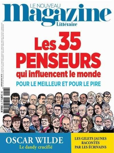 Emprunter Le Nouveau Magazine Littéraire N° 13, janvier 2019 : Les 35 penseurs qui influencent le monde. Pour livre