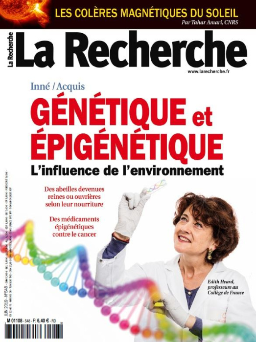 Emprunter La Recherche N°548 Génétique et épigénétique - juin 2019 livre