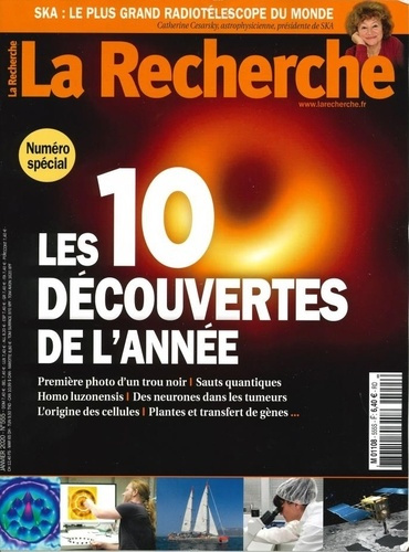 Emprunter La Recherche N° 555, Janvier 2020 : Les 10 découvertes de l'année livre