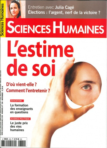 Emprunter Sciences Humaines N° 330, novembre 2020 : L'estime de soi. D'où vient-elle ? Comment l'entretenir ? livre