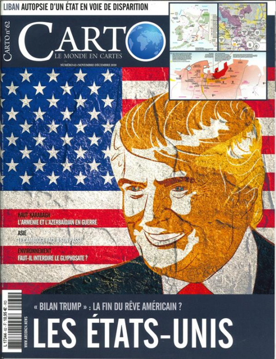 Emprunter Carto N° 62, novembre-décembre 2020 : Les Etats-Unis livre