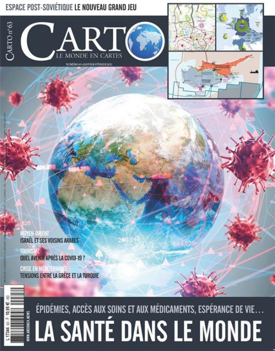 Emprunter Carto N° 63, janvier 2021 : La santé dans le monde livre