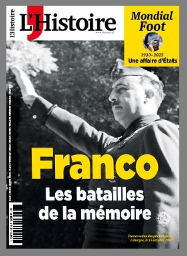 Emprunter L'Histoire N° 502, novembre 2022 : Franco, les batailles de la mémoire livre
