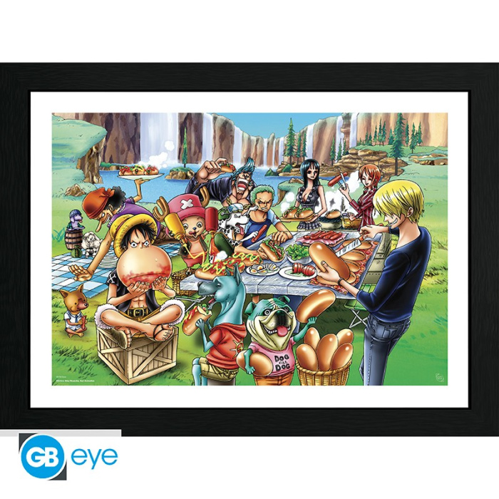 Emprunter One Piece - Tirage encadré 30 x 40 cm : Hot Dog Party livre