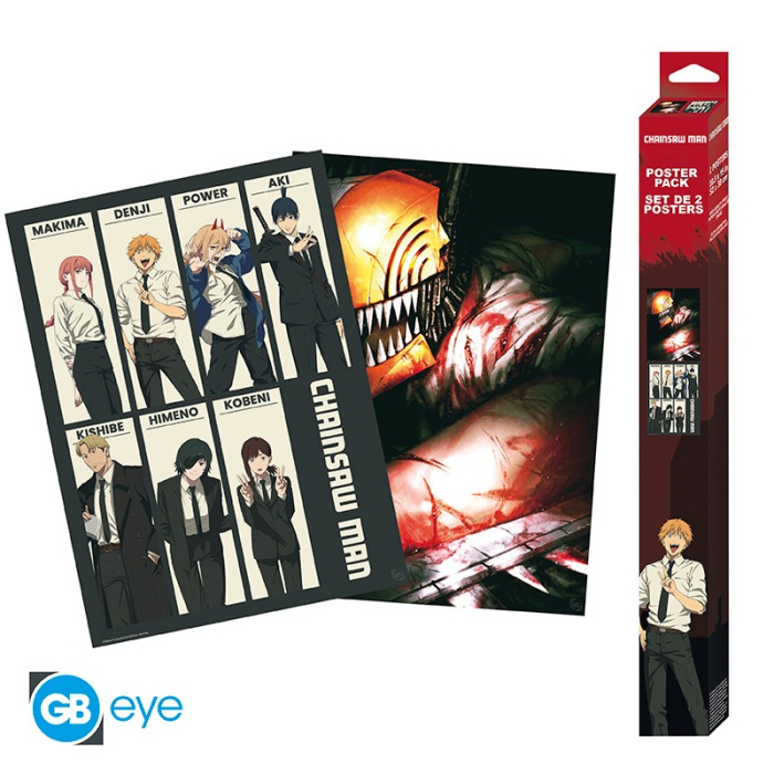 Emprunter Chainsaw Man - Set 2 posters chibi 52 x 38 cm : Devil Hunters livre