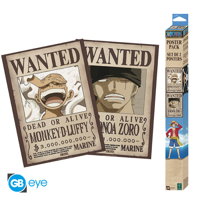 Emprunter One Piece - Set 2 chibis posters 52x38cm : Wanted Luffy & Zoro livre