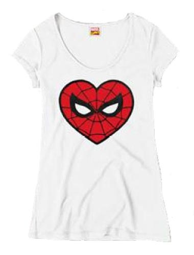Emprunter MARVEL SPIDERMAN COEUR FEM. WHITE M livre