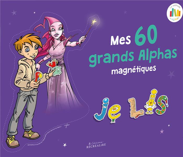 Emprunter 60 grands Alphas magnétiques pour tableau livre