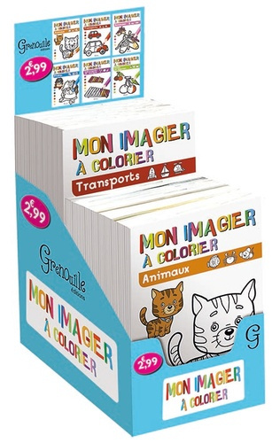 Emprunter Boîte 36 ex Mon imagier à colorier. 0 livre