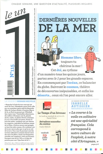 Emprunter Le 1 N° 115, mercredi 13 juillet 2016 : Dernières nouvelles de la mer livre