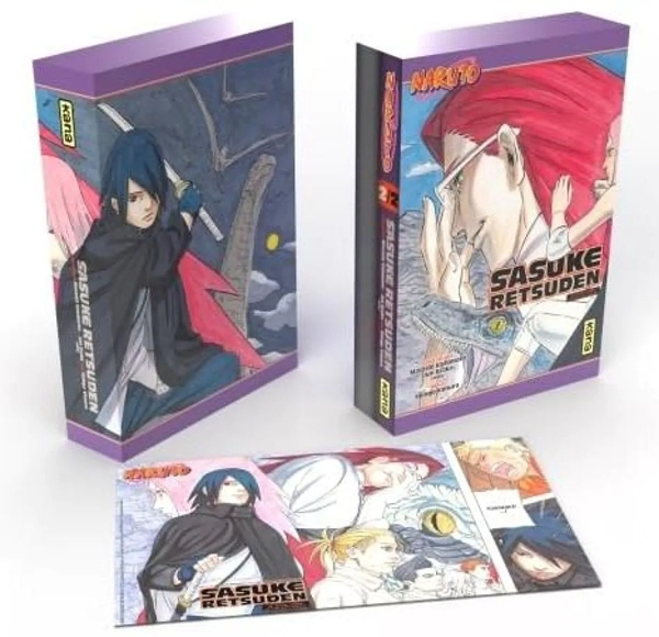 Emprunter Naruto - Sasuke Retsuden Tome 2 : Coffret avec cale pour le tome 1 ex-libris exclusif ! Edition co livre