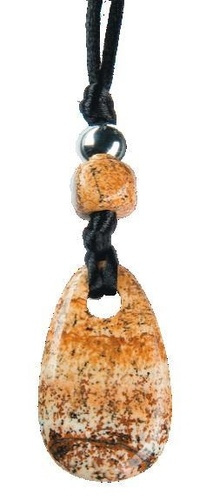 Emprunter PENDENTIF PIERRE DE VERTU - JASPE PAYSAGE livre