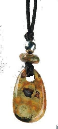 Emprunter PENDENTIF PIERRE DE VERTU - RHYOLITE livre