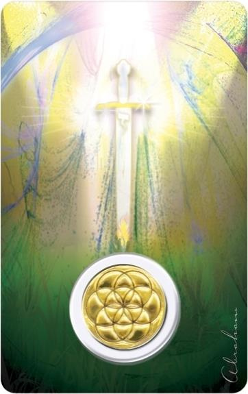 Emprunter MEDAILLE SUR CARTE ARCHANGE MIKAEL livre