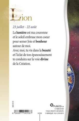 Emprunter CARTE ZODIAQUE - LION livre