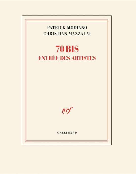 Emprunter 70 bis, entrée des artistes livre