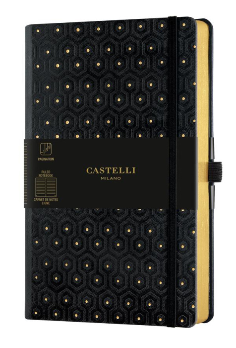Emprunter CARNET C&G GRAND FORMAT LIGNE HONEYCOMB GOLD livre