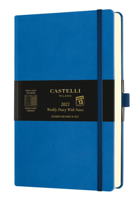 Emprunter Agenda 2023 semainier grand format Aquarela Blue sea livre