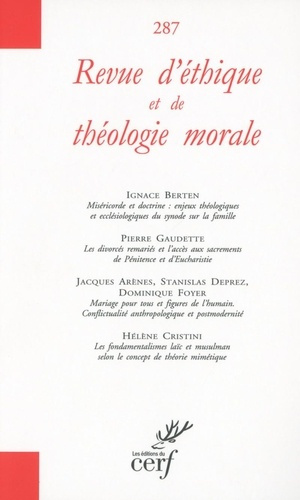 Emprunter Revue d'éthique et de théologie morale N° 287, décembre 2015 livre