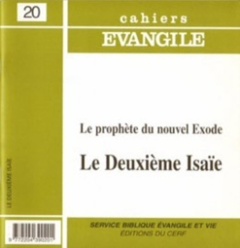 Emprunter Cahiers Evangile N° 20 : Le Deuxième Isaïe livre
