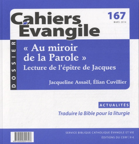 Emprunter Cahiers Evangile N° 167, mars 2014 : 