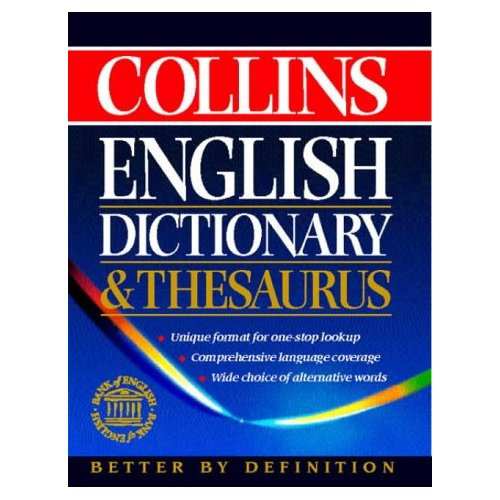 Emprunter COLLINS ENGLISH DICT AND THESAURUS livre