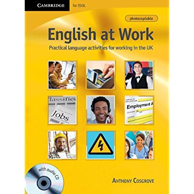 Emprunter English at work with audio CD, intermediate to upper intermediate livre