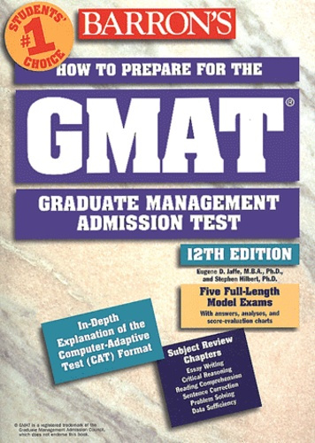 Emprunter HOW TO PREPARE GMAT 12 TH livre