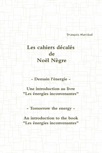 Emprunter Les cahiers décalés de Noël Nègre - Demain l'énergie - Une introduction aux 