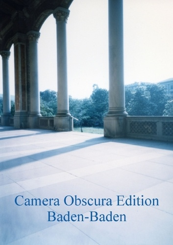 Emprunter CAMERA OBSCURA EDITION BADEN BADEN LIVRE POSTER DIN A4 VERTICAL livre