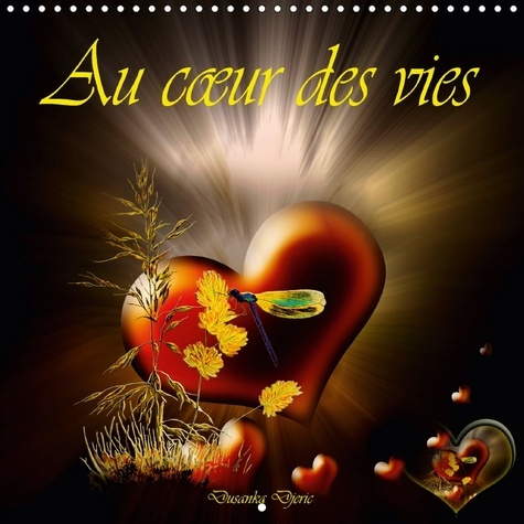 Emprunter AU C UR DES VIES CALENDRIER MURAL 2018 300 300 MM SQUARE - MELANGE DE DESSINS AU CRAYON D livre