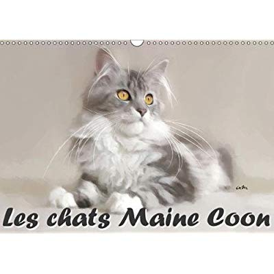 Emprunter LES CHATS MAINE COON CALENDRIER MURAL 2018 DIN A3 HORIZONTAL - SERIE DE 12 TABLEAUX POUR METT livre