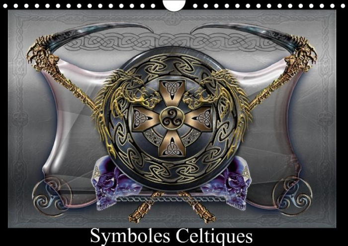 Emprunter SYMBOLES CELTIQUES CALENDRIER MURAL 2018 DIN A4 HORIZONTAL - DECLINAISON DE DIFFERENTS SYMB livre