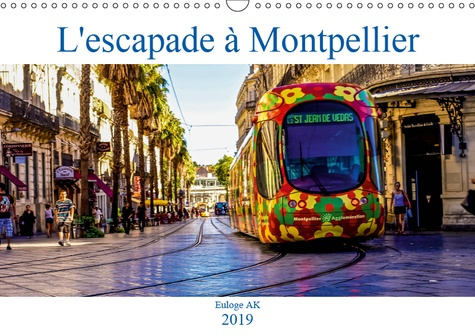 Emprunter L'ESCAPADE A MONTPELLIER (CALENDRIER MURAL 2019 DIN A3 HORIZONTAL) - UNE BALADE DANS LA LUMINEUSE VI livre