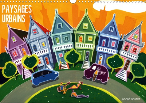 Emprunter PAYSAGES URBAINS (Calendrier mural 2020 DIN A3 horizontal). Peintures de quelques villes du monde. G livre