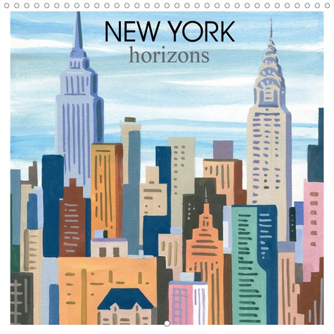Emprunter NEW YORK horizons (Calendrier mural 2020 300 × 300 mm Square). Quelques lignes, quelques couleurs et livre