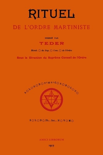 Emprunter Rituel de l'ordre martiniste livre