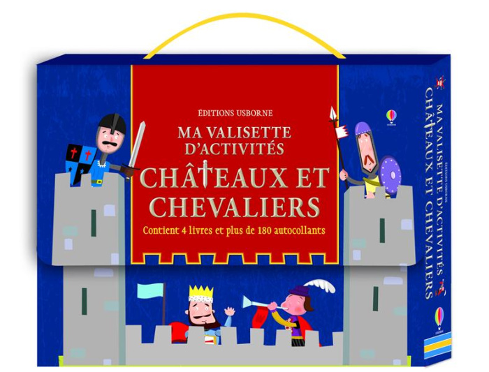 Emprunter Ma valisette d'activités châteaux et chevaliers. 4 livres et plus de 180 autocollants livre