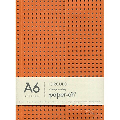 Emprunter Carnet Circulo Orange sur Gris A6 Non-ligné livre
