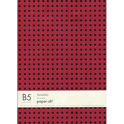 Emprunter Carnet Quadro Rouge sur Noir B5 Non-ligné livre