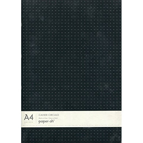 Emprunter Cahier Circulo Noir sur Gris / Gris sur Noir A4 Non-ligné livre
