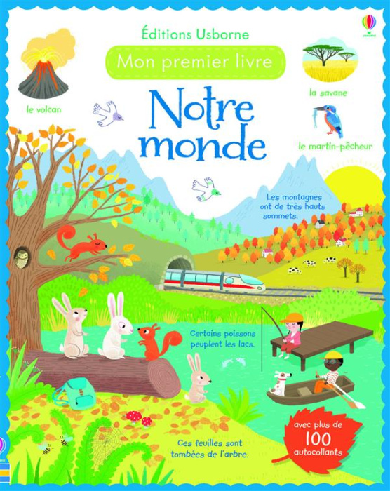 Emprunter Notre monde. Avec plus de 100 autocollants livre