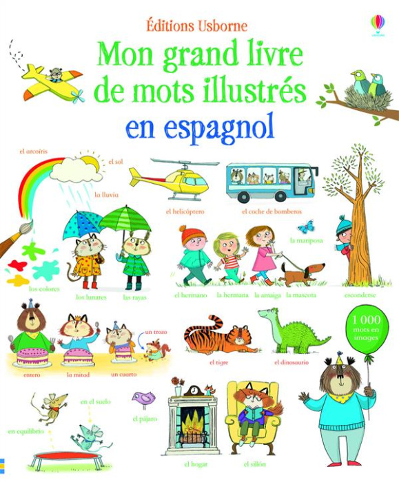 Emprunter Mon grand livre de mots illustrés en espagnol livre