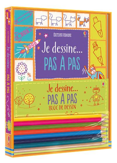 Emprunter Kit Je dessine pas à pas. Avec 8 crayons de couleur livre