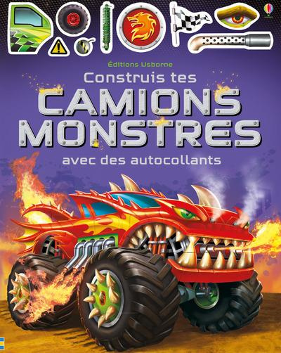 Emprunter Construis tes camions monstres avec des autocollants livre