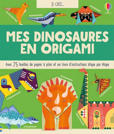 Emprunter Mes dinosaures en origami. Avec 75 feuilles de papier à plier et un livre d'instructions étape par é livre