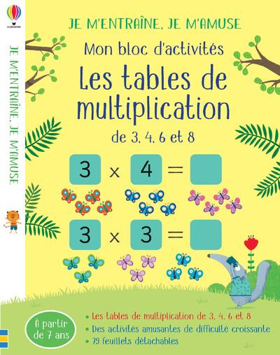 Emprunter Mon bloc d'activités les tables de multiplication. De 3, 4, 6 et 8 livre