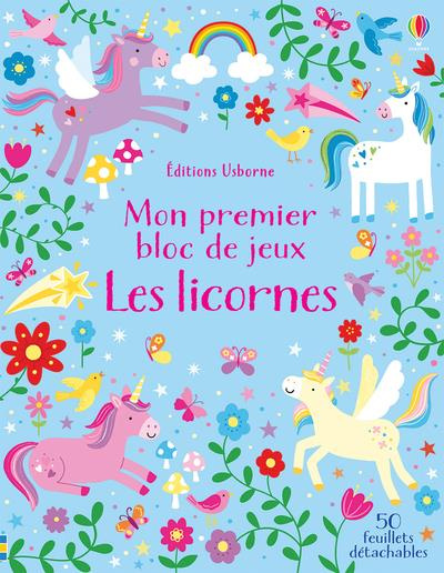 Emprunter Les licornes. 50 feuillets détachables livre